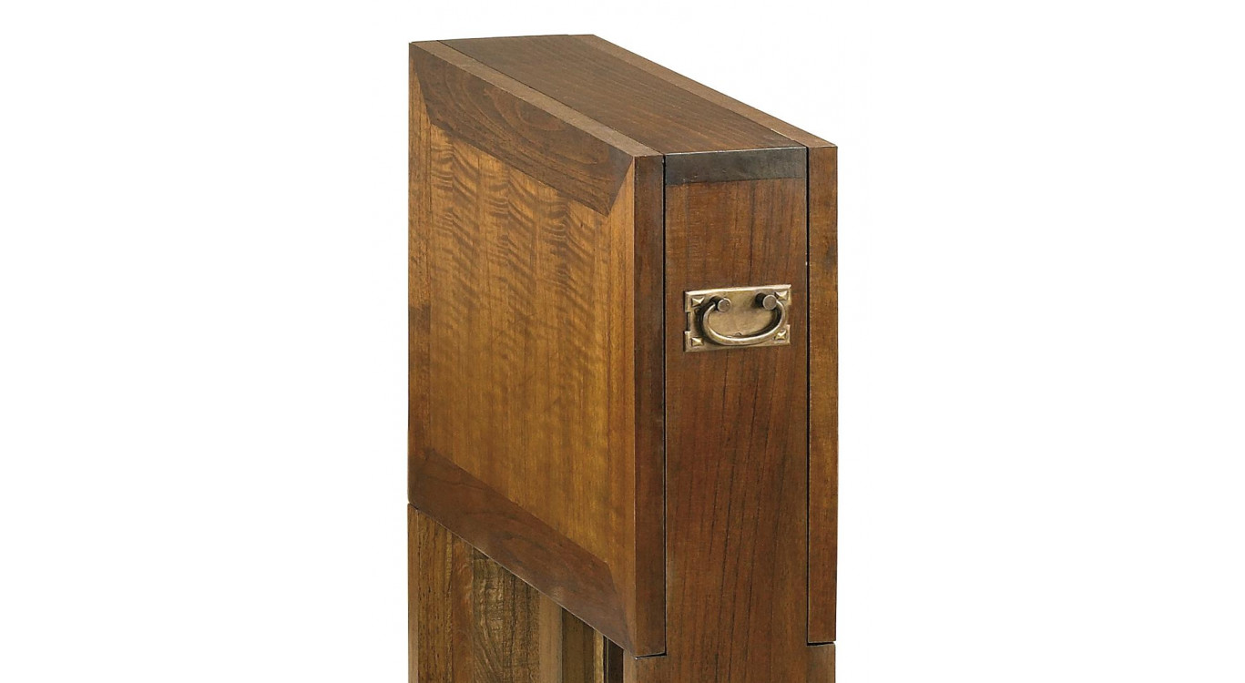 Table à Manger Bois Bronze Marron 90x50x78cm