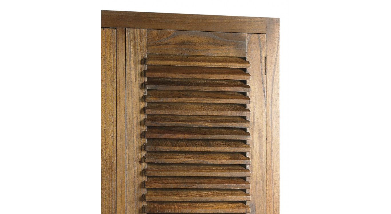 Armoire 5 Tiroirs Bois Bronze Marron 108x50x200cm