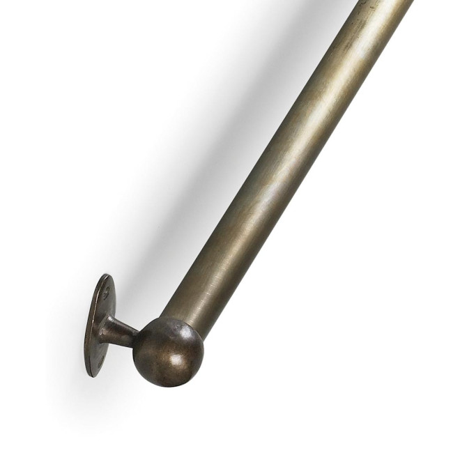 Kleiderstange Bronze Braun 50x3x3cm