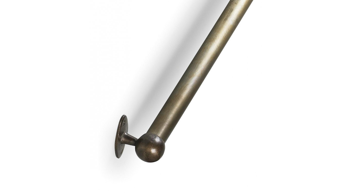 Kleiderstange Bronze Braun 50x3x3cm