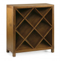 Portabottiglie in legno marrone 90x35x90cm