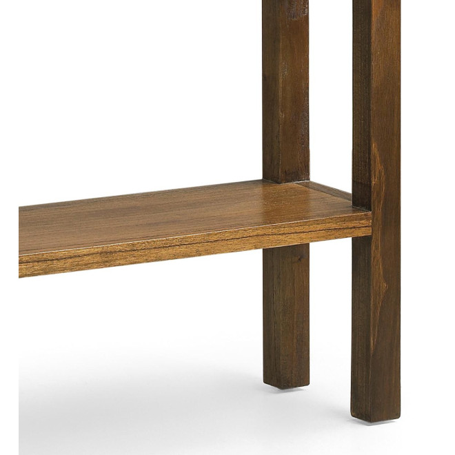 Konsole mit 3 Schubladen Holz Bronze Braun 95x27x80cm