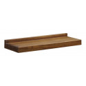 Scaffale in legno marrone 75x25x8cm