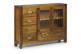 Aparador 5 cajones Madera Bronce Marrón 107x27x80cm