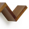 Etagère Bois Marron 120x20x28cm