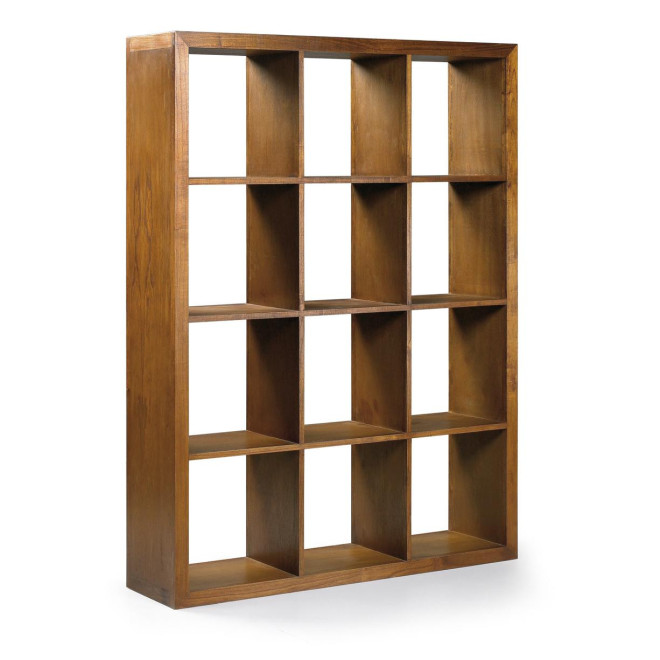 Bibliothèque Bois Marron 135x35x180cm