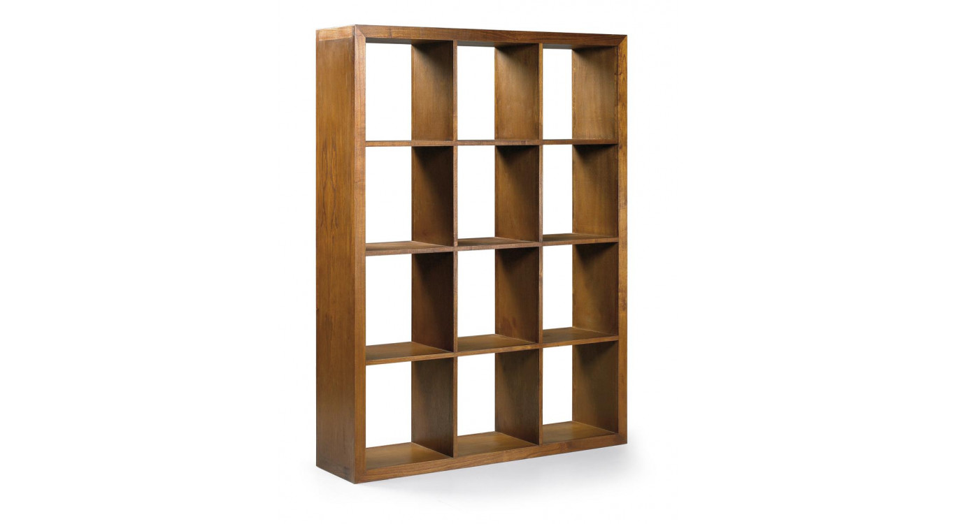 Bibliothèque Bois Marron 135x35x180cm