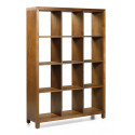 Libreria in legno marrone 135x35x180cm