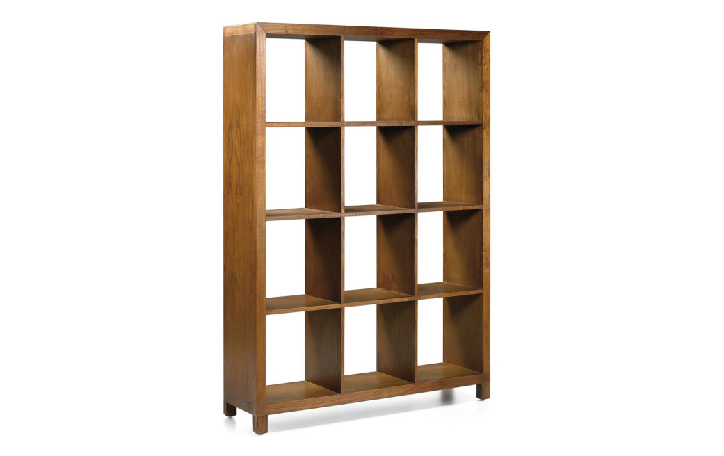 Bibliothèque Bois Marron 135x35x180cm