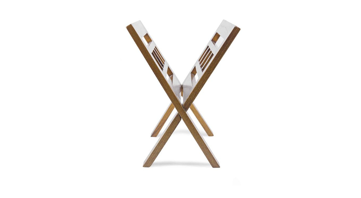 Porte-Revues Bois Marron 40x30x40cm