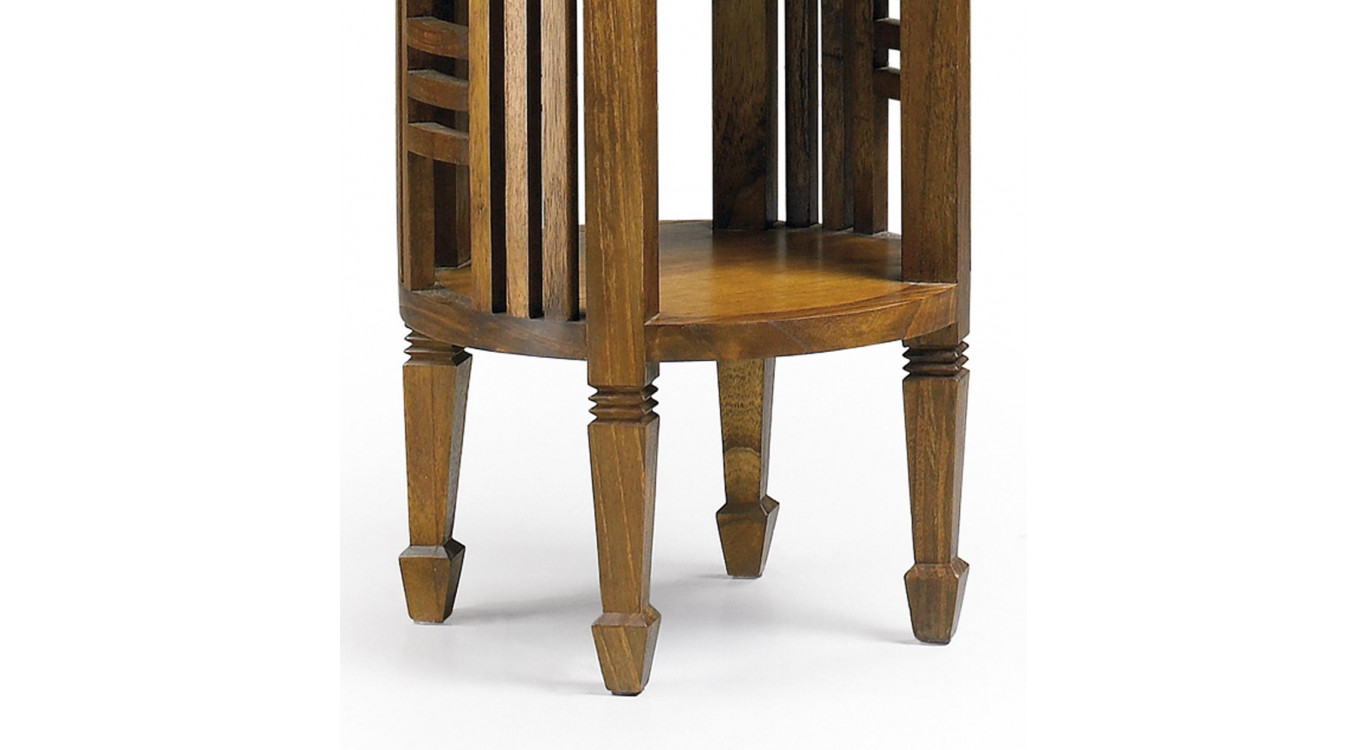 Konsole Rund Holz Braun 45x45x66cm