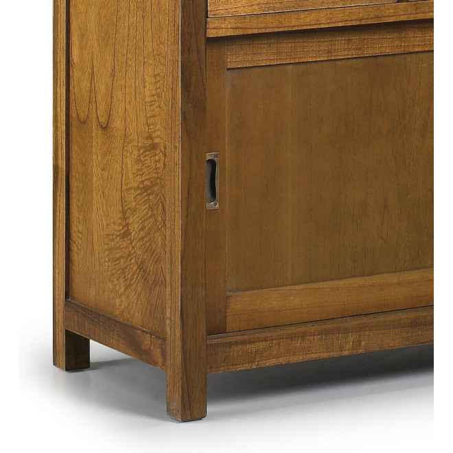 Anrichte mit 3 Schubladen Holz Bronze Braun 120x50x80cm