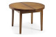 Mesa de comedor de madera marrón 120x120x78cm