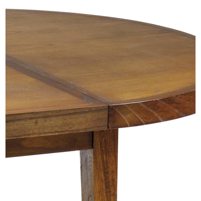 Esstisch Holz Braun 120x120x78cm