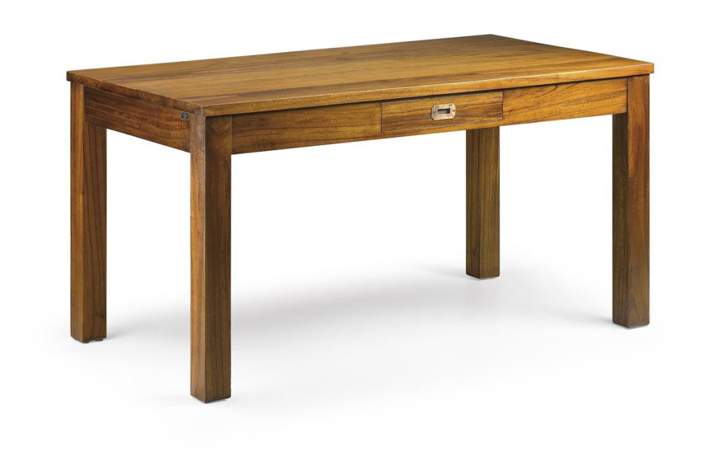 Esstisch 2 Tirois Holz Bronze Braun 150x85x78cm