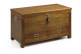 Coffre 2 Tiroirs Bois Bronze Marron 90x45x50cm