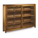 Geschirrschrank Holz Bronze Braun 180x40x125cm