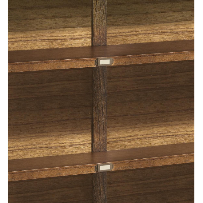 Vaisselier Bois Bronze Marron 180x40x125cm
