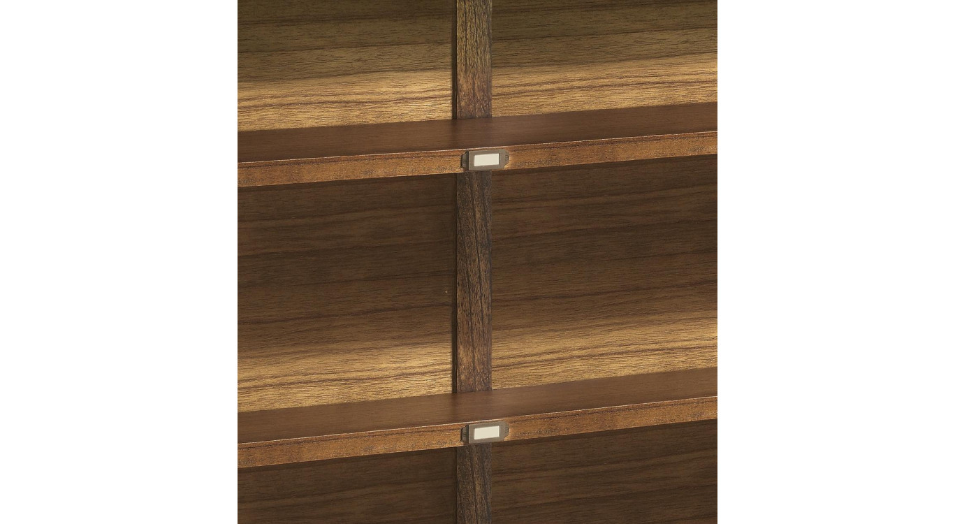 Vaisselier Bois Bronze Marron 180x40x125cm