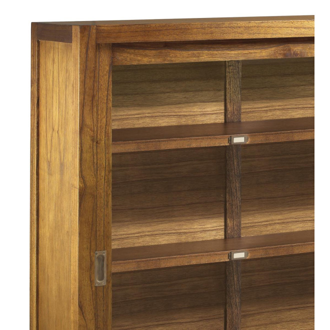 Vaisselier Bois Bronze Marron 180x40x125cm