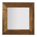 Specchio in legno marrone 80x3x80cm