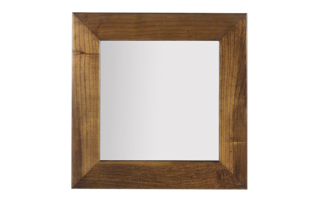 Miroir Bois Marron 80x3x80cm