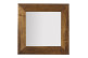 Specchio in legno marrone 80x3x80cm