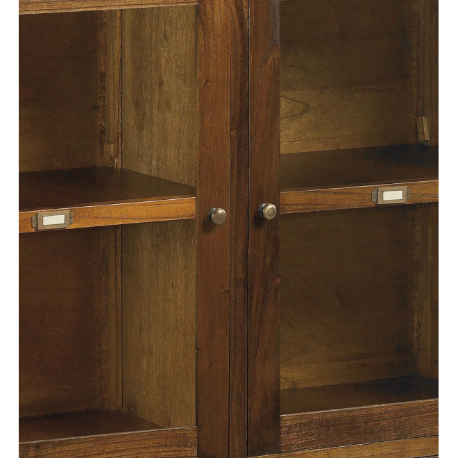 Buffet 6 Tirois Bois Bronze Marron 160x40x116cm