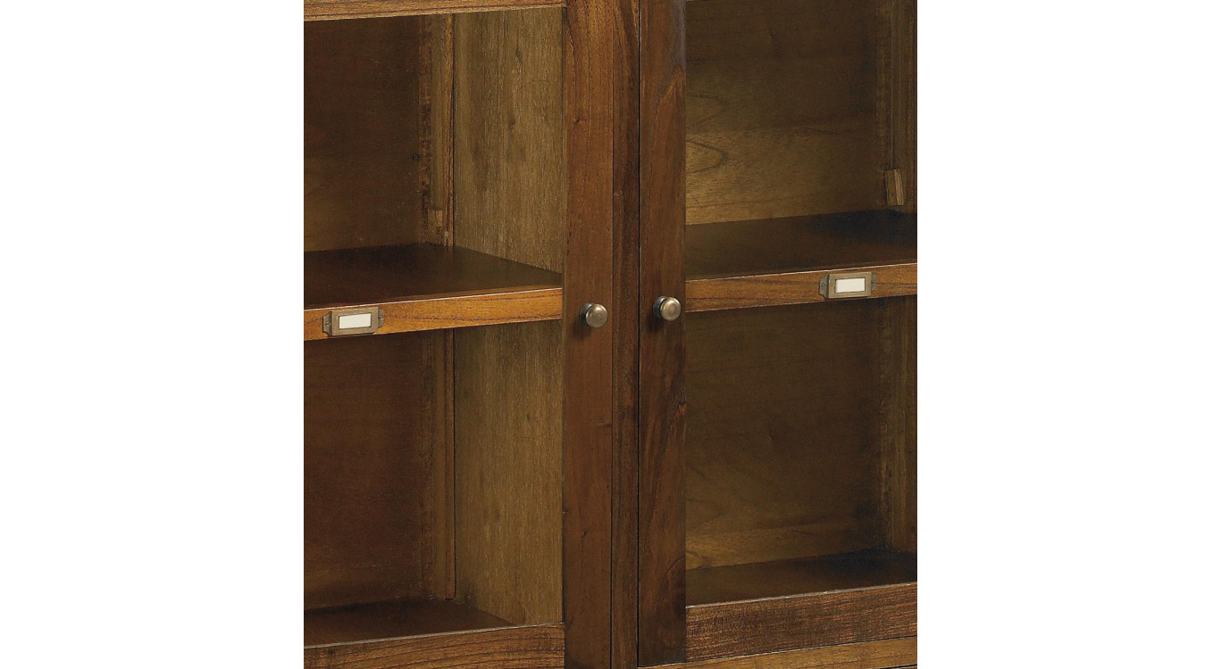 Buffet 6 Tirois Bois Bronze Marron 160x40x116cm