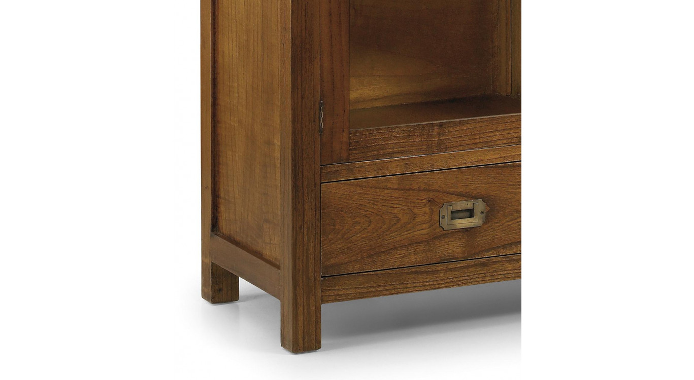 Buffet 6 Tirois Bois Bronze Marron 160x40x116cm