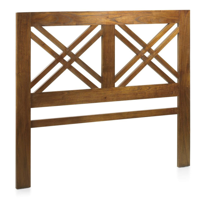 Tête De Lit Bois Marron 165x3x140cm