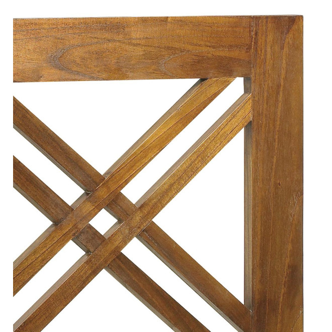 Tête De Lit Bois Marron 165x3x140cm