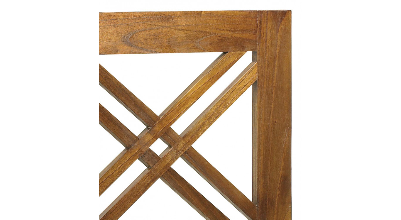 Tête De Lit Bois Marron 165x3x140cm