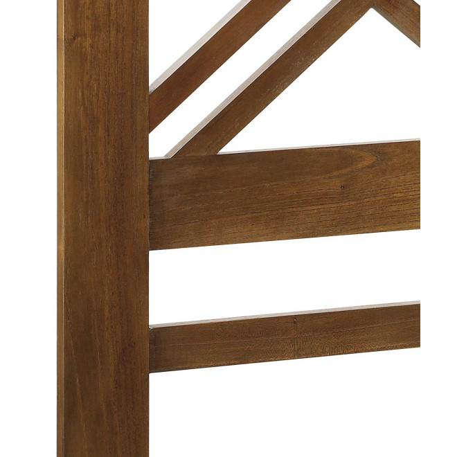 Tête De Lit Bois Marron 165x3x140cm
