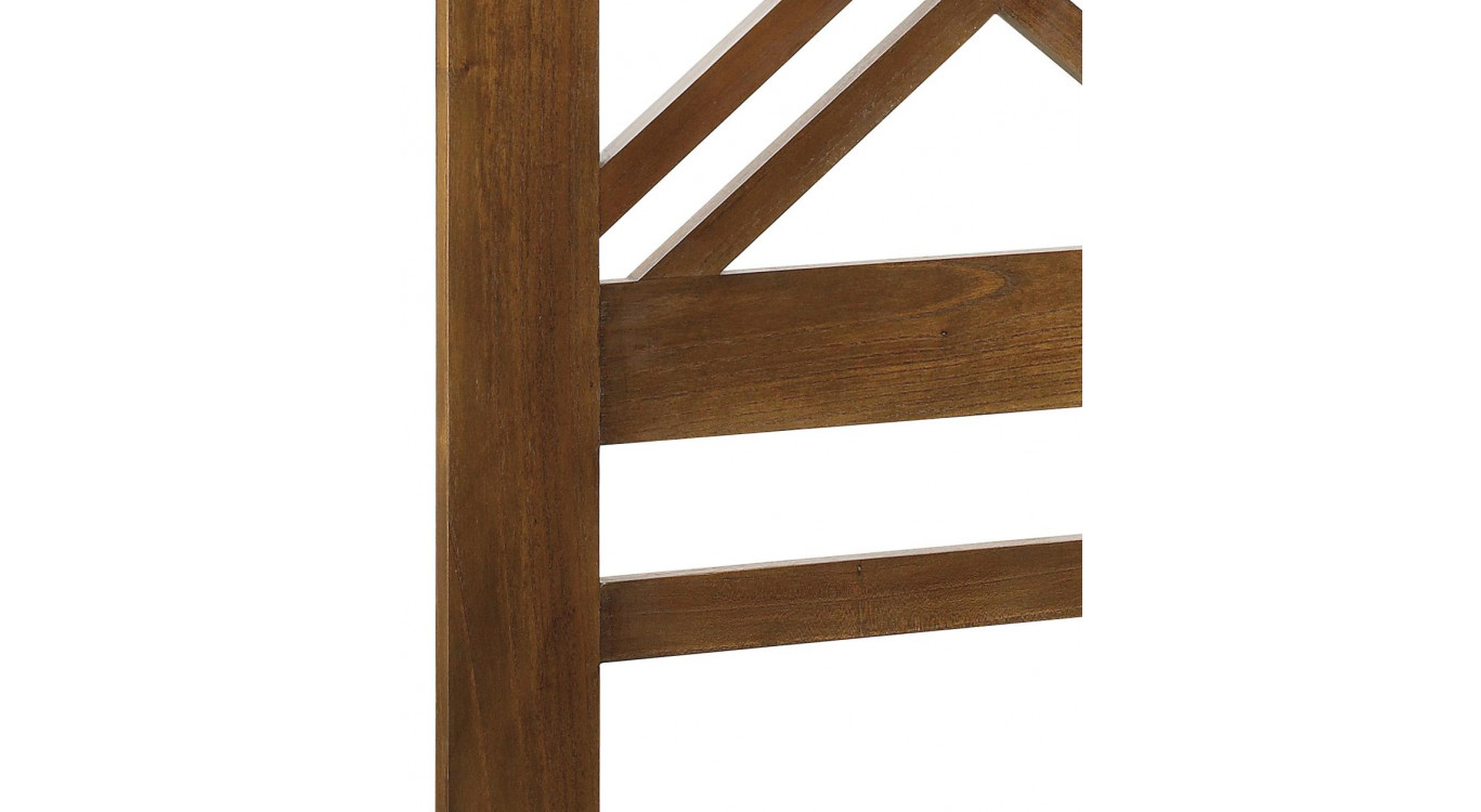 Tête De Lit Bois Marron 165x3x140cm