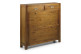 Schuhmöbel 2 Schubladen Holz Bronze Braun 100x30x100cm