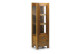 2 Drawer Chest Brown Bronze Wood 40x35x135cm