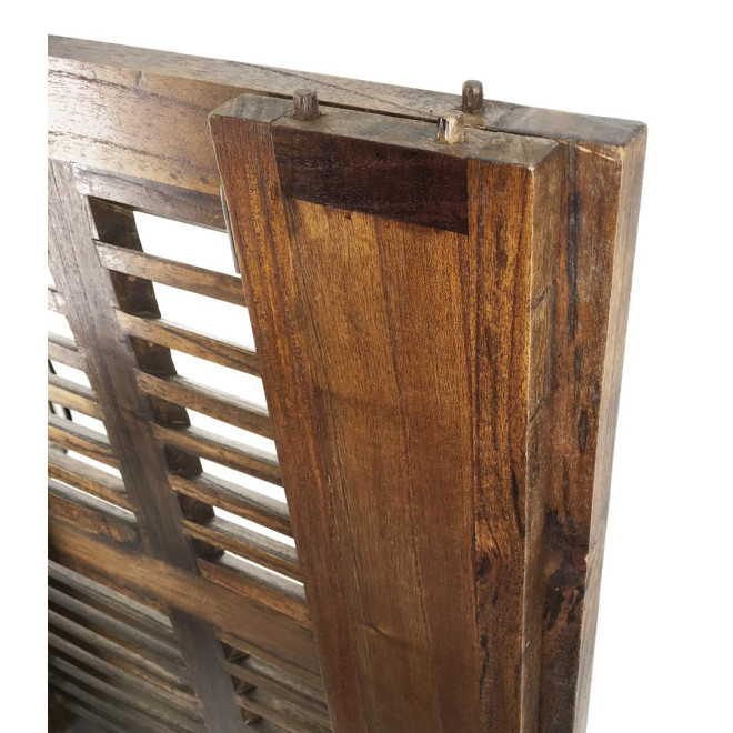 Cache-Radiateur Bois Marron 60x17x75cm