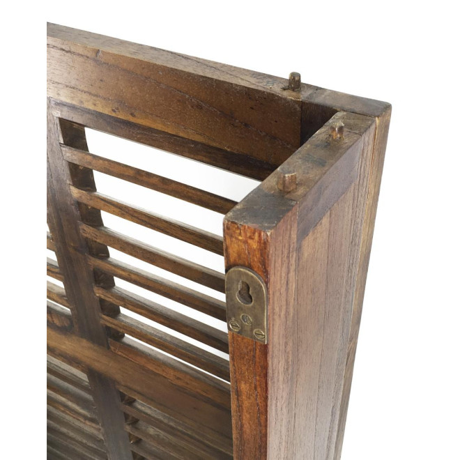 Cache-Radiateur Bois Marron 60x17x75cm