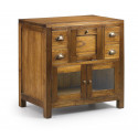 Meuble de rangement 4 tiroirs bronze