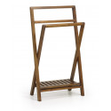 Brown Wooden Towel Rack 60x30x95cm