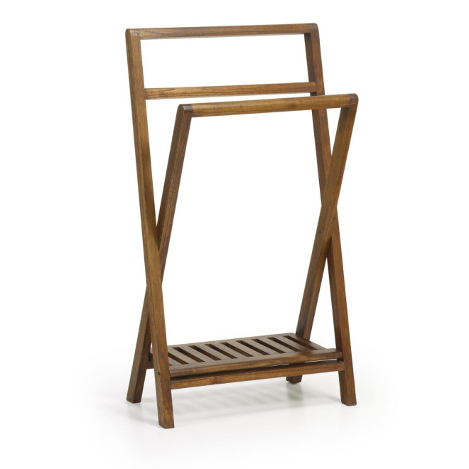 Porte-Serviettes Bois Marron 60x30x95cm