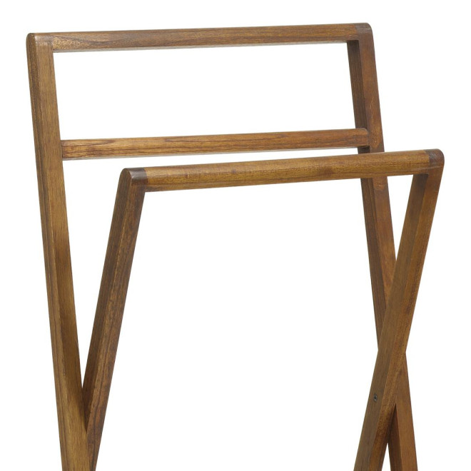 Porte-Serviettes Bois Marron 60x30x95cm
