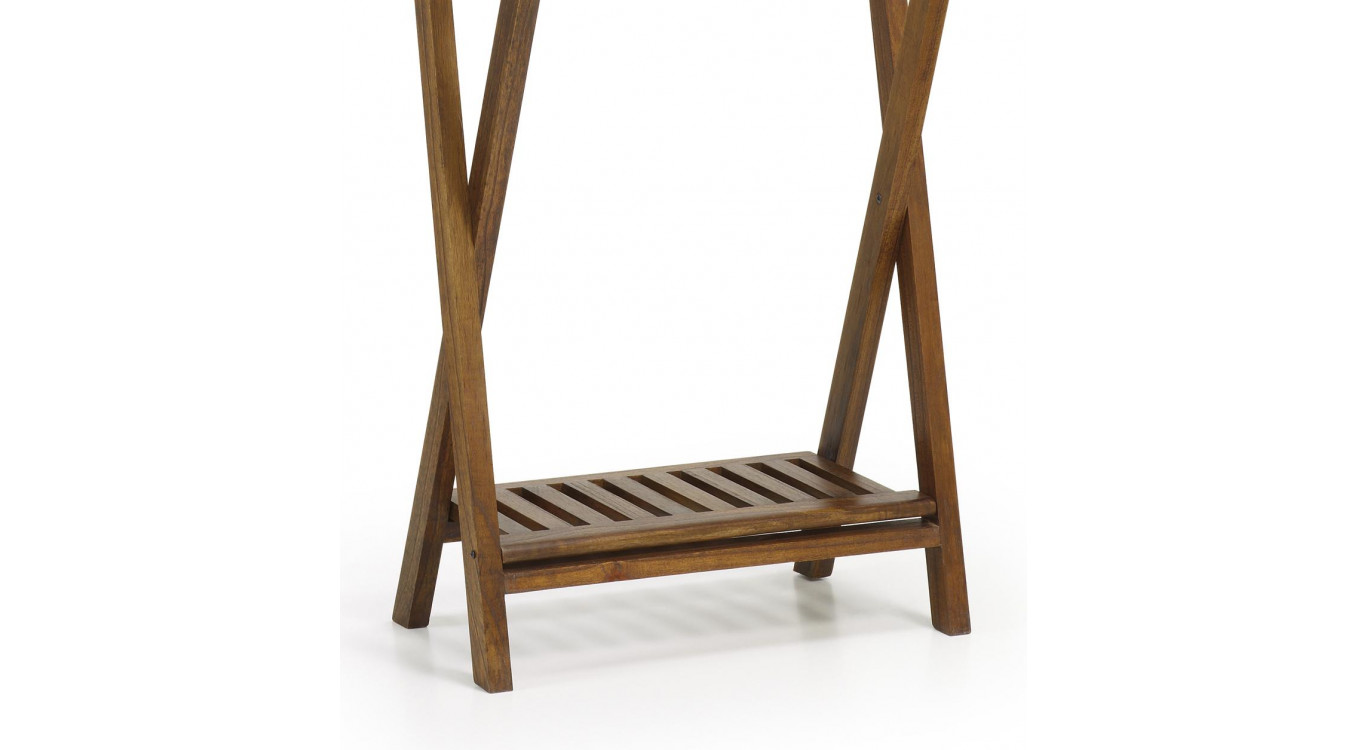 Porte-Serviettes Bois Marron 60x30x95cm