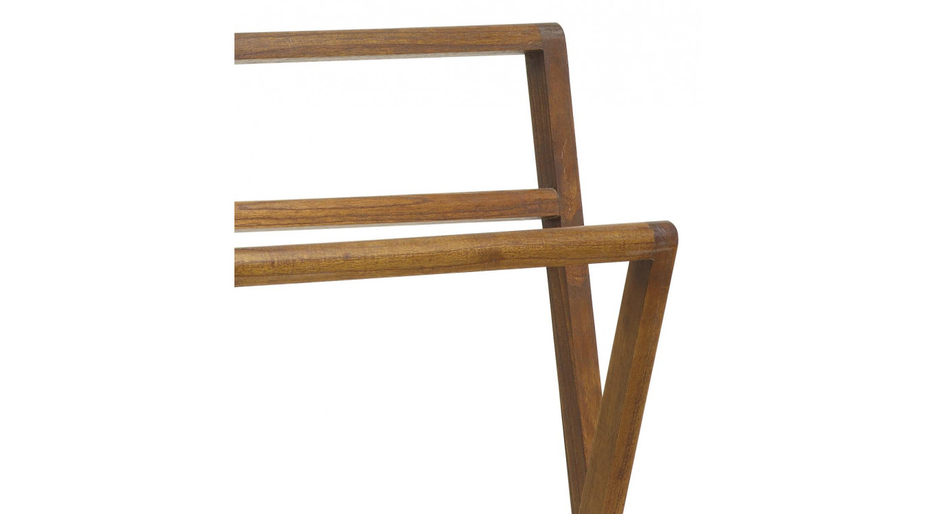 Porte-Serviettes Bois Marron 60x30x95cm
