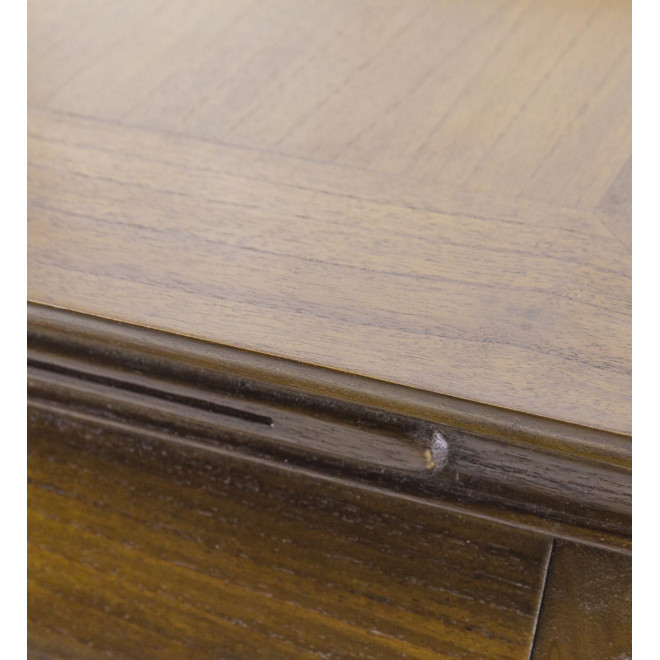 Table Basse Bois Marron 100x100x40cm