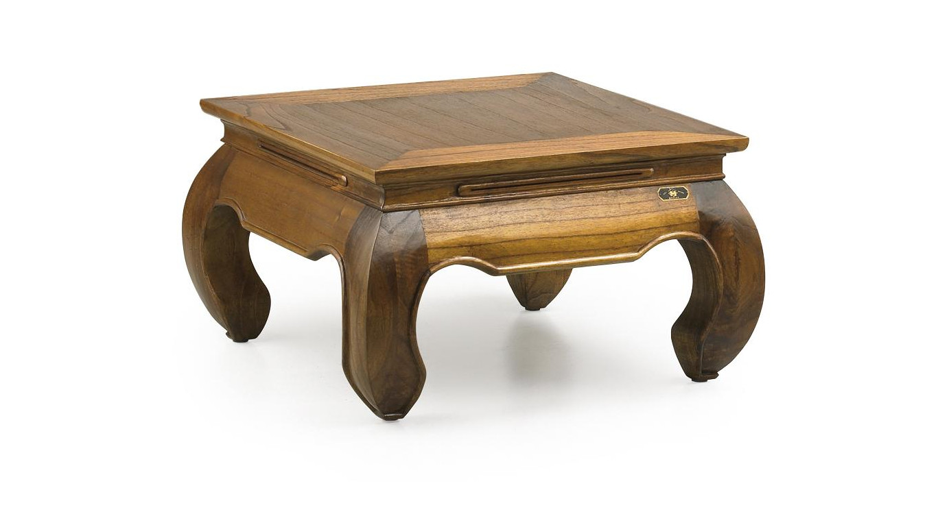 Table Basse Bois Marron 60x60x40cm