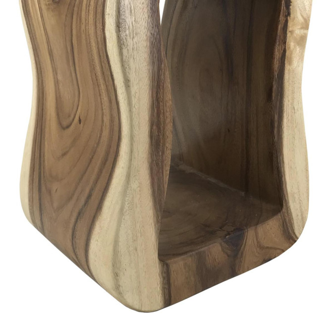 Hocker Holz Braun 35x30x45cm