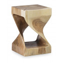 Hocker Holz Braun 30x30x45cm