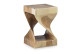 Hocker Holz Braun 30x30x45cm